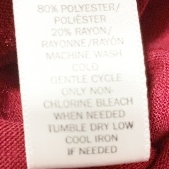 Ann Taylor LOFT Three Quarter Sleeve Knit Top Exposed Zipper Scoop Neckline - Picture 8 of 8